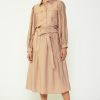 CURRENT AIR Puffed Sleeve Button Down Shirt Blouses