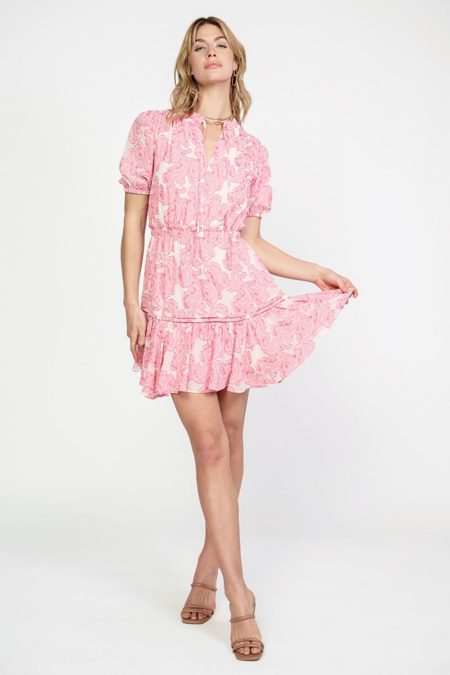 CURRENT AIR Abstract Pattern Mini Dress Mini Dresses