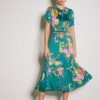 CURRENT AIR Brooklyn Floral Midi Dress Midi Dresses