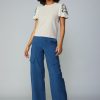 CURRENT AIR Texture Stitch Sweater Top Knitwear