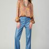 CURRENT AIR Vintage Floral Blouse Blouses