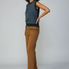 CURRENT AIR Contrast Crewneck Top Sweaters