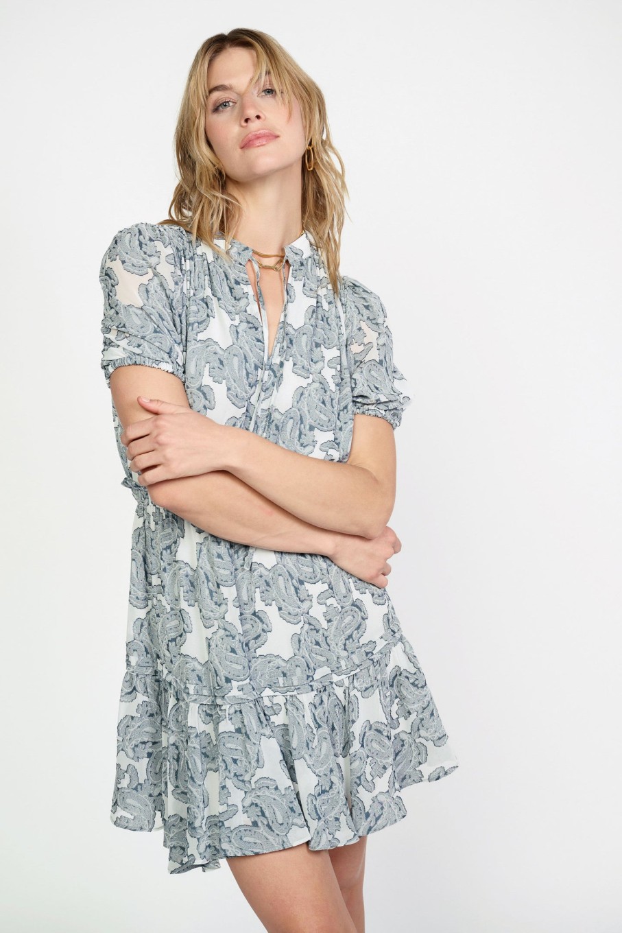 CURRENT AIR Abstract Pattern Mini Dress Mini Dresses