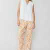 CURRENT AIR Shirred Sleeveless Top Blouses