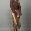 CURRENT AIR Metallic Sweater Shrug Set Coats & Jackets