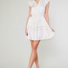 CURRENT AIR Flutter Sleeve Mini Dress Mini Dresses