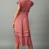 CURRENT AIR Sereia Pleated Midi Dress Midi Dresses