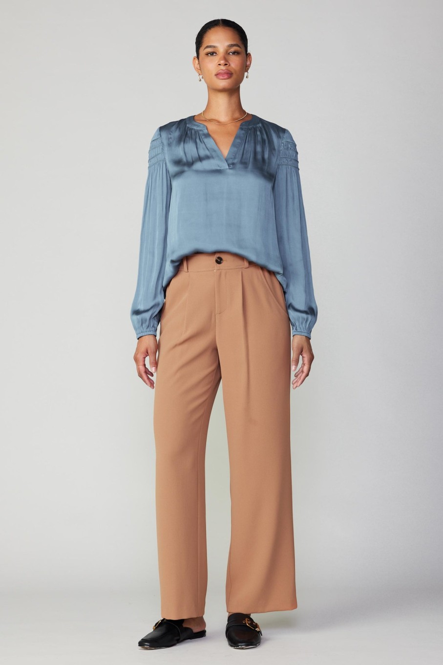CURRENT AIR Pleated Wide Leg Pant Pants