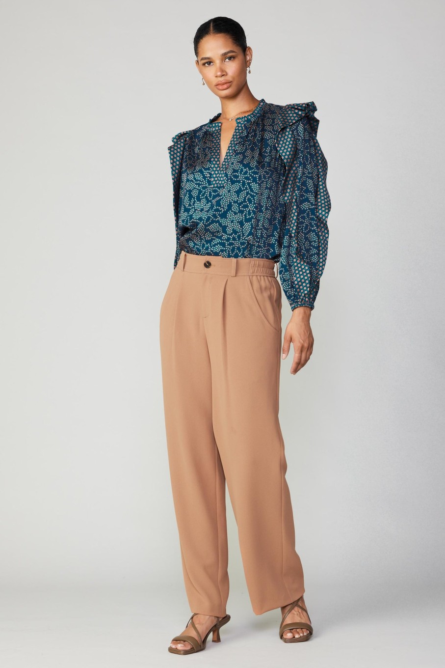 CURRENT AIR Pleated Wide Leg Pant Pants