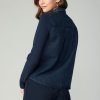 CURRENT AIR Denim Layered Sweater Top Long Sleeve Tops