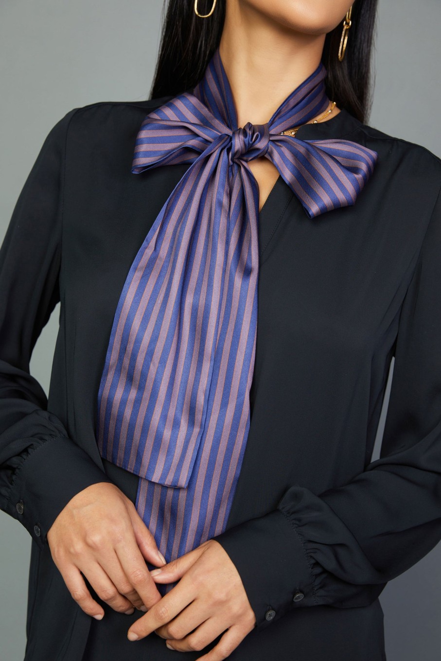 CURRENT AIR Striped Bow Tie Accessories
