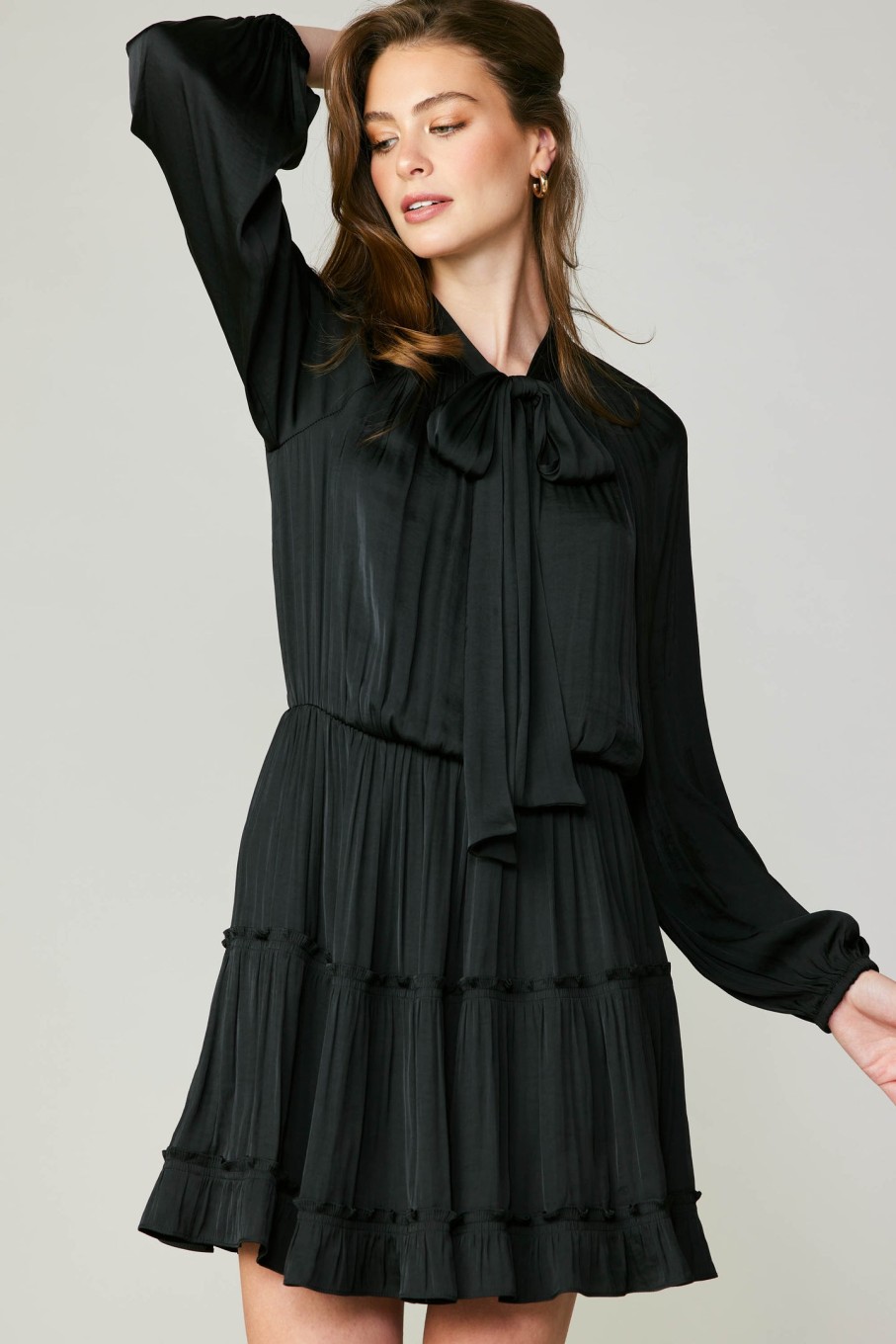 CURRENT AIR Ribbon Tie Mini Dress Mini Dresses
