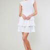 CURRENT AIR Pleated Skirt Sweater Dress Mini Dresses