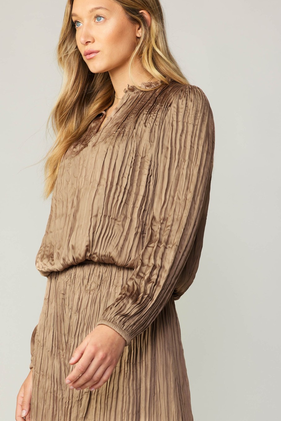 CURRENT AIR Crinkle Plisse Blouse Sets