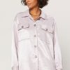 CURRENT AIR Oversized Button Down Top Blouses