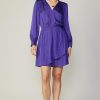 CURRENT AIR Wrapped Skirt Mini Dress Mini Dresses