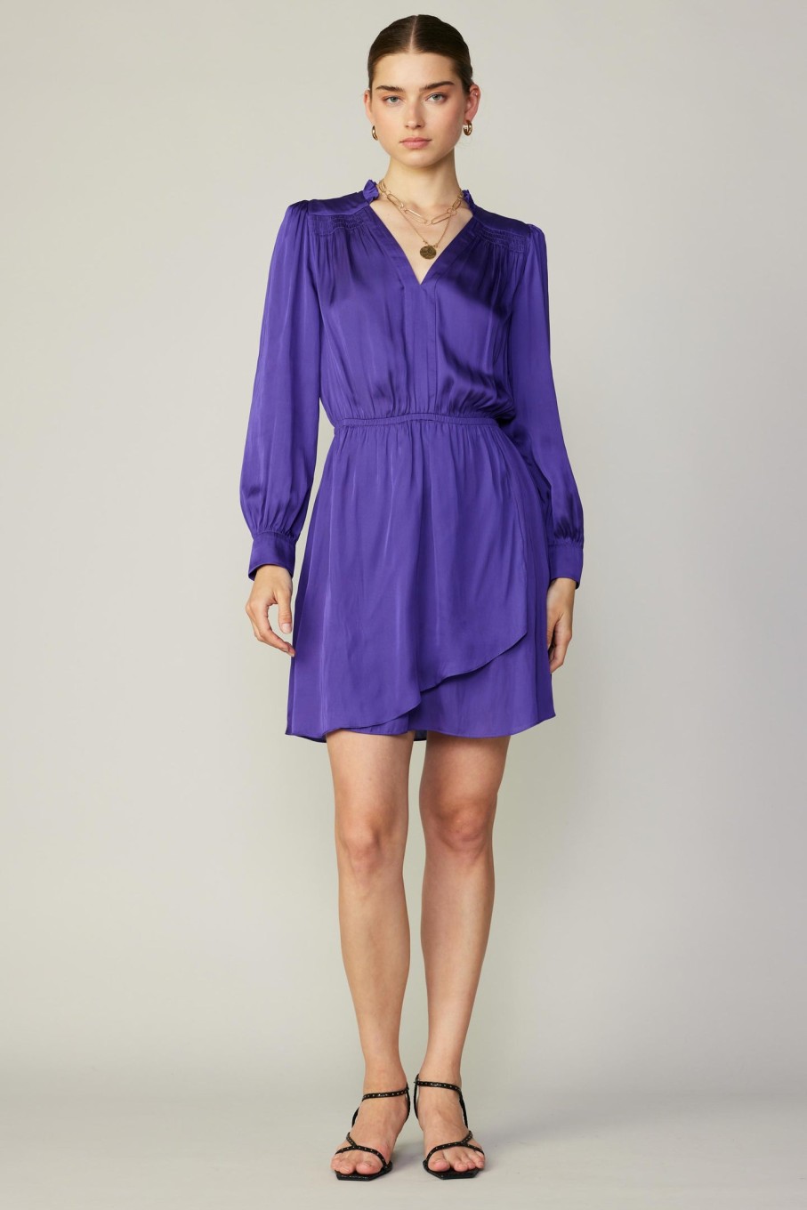 CURRENT AIR Wrapped Skirt Mini Dress Mini Dresses