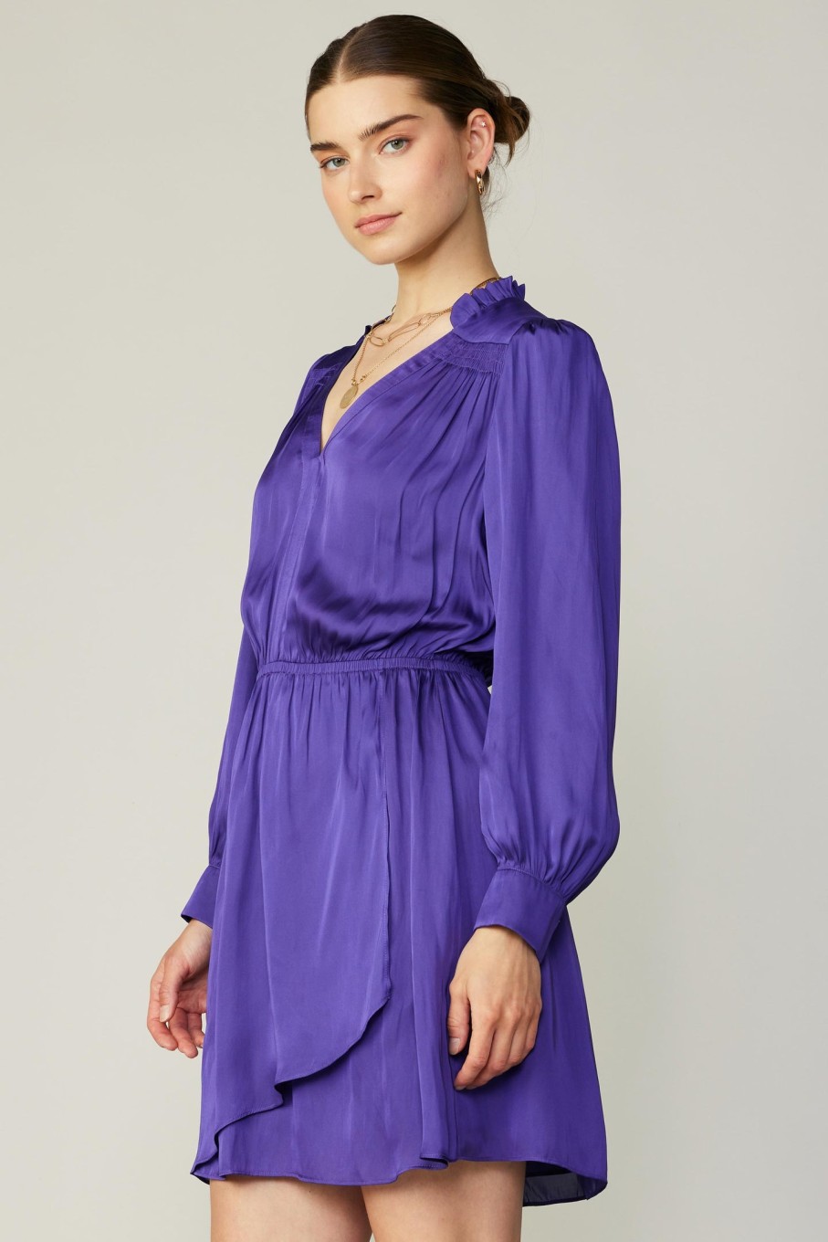 CURRENT AIR Wrapped Skirt Mini Dress Mini Dresses