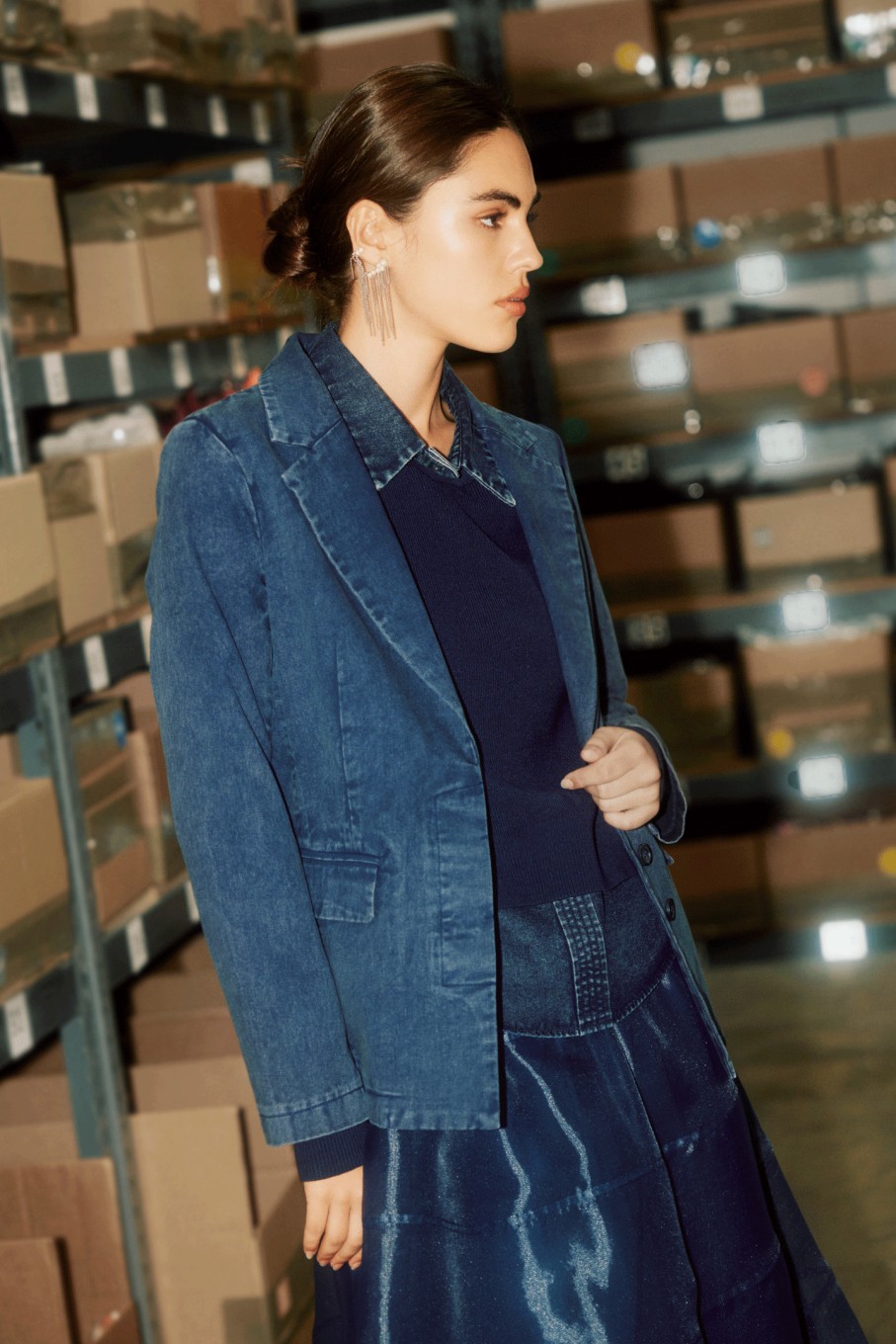 CURRENT AIR Vintage Denim Jacket Sets