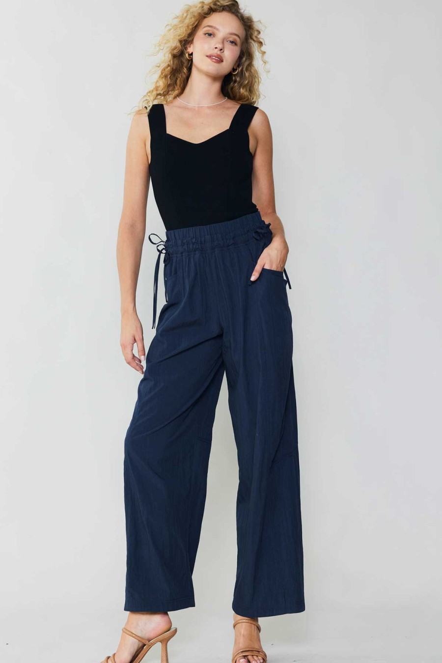 CURRENT AIR Adjustable Waist Pants Pants