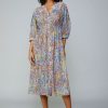 CURRENT AIR Paisley Print Midi Dress Midi Dresses
