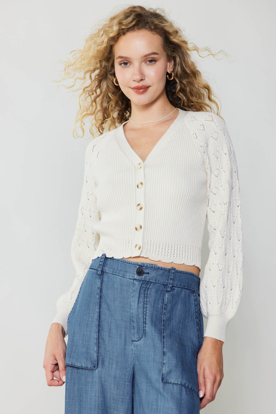CURRENT AIR Button Cardigan Cardigans