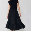 CURRENT AIR Ruffled Sleeve Sweater Dress Midi Dresses