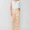 CURRENT AIR Paisley Printed Wide Pants Pants