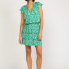 CURRENT AIR Floral Tiered Sleeve Mini Dress Mini Dresses