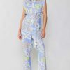 CURRENT AIR Floral Print Utility Jumpsuit Jumpsuits & Rompers