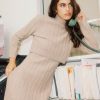CURRENT AIR Layered Sweater Midi Dress Sweaters