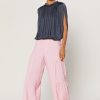CURRENT AIR Sleeveless Shirred Top Blouses