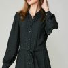 CURRENT AIR Buttondown Shirt Dress Midi Dresses