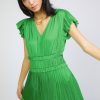 CURRENT AIR Sereia Pleated Midi Dress Midi Dresses