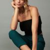 CURRENT AIR Pleated Tube Top Sleeveless Tops