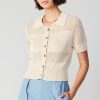 CURRENT AIR Cropped Knit Top Knitwear