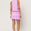 CURRENT AIR Cara Jacquard Pleated Mini Dress Mini Dresses