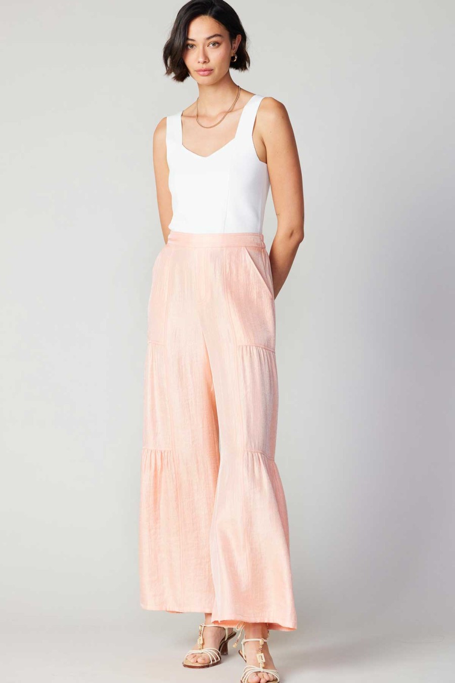 CURRENT AIR Pastel Wide Leg Pants Pants