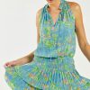 CURRENT AIR Cara Pleated Mini Dress Mini Dresses