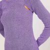 CURRENT AIR Cutout Marled Knit Sweater Knitwear