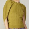 CURRENT AIR Cape Layered Sweater Top Knitwear